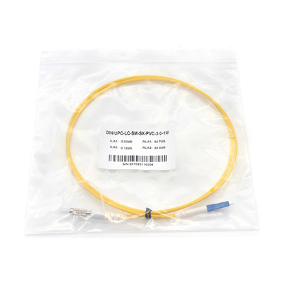 하이 스피드 싱글 모드 OM3 섬유 케이블 3.0mm 듀플렉스 LC 케이블 Mpo LC
