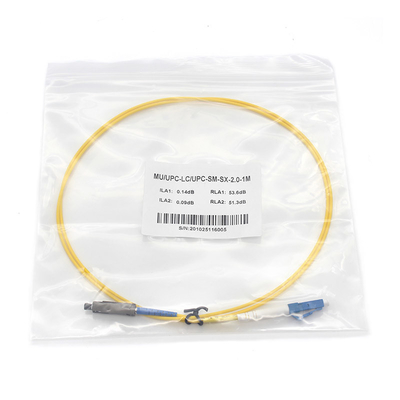 LSZH PVC Om4 패치 케이블 멀티모드 섬유 패치 리드 0.9mm 2.0mm 3.0mm