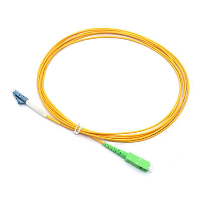 심플렉스 9/125μM St 섬유 패치 케이블 SC APC LC UPC SM 광대역 네트워크