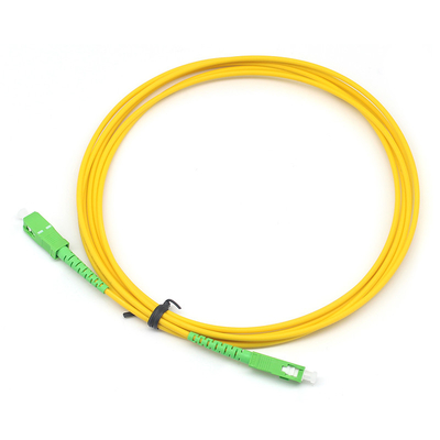 20.0mm 3.0mm 심플렉스 광섬유 패치 코드 SC APC에서 SC APC SM