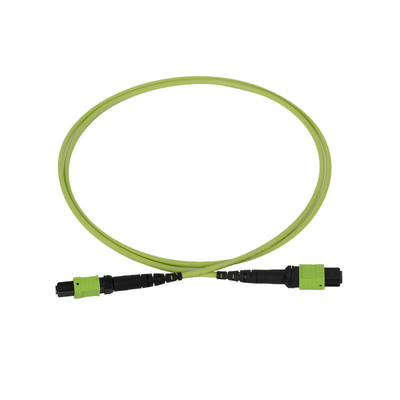 50/125 OM5 Mpo 섬유 점퍼 Mtp Mpo 섬유 패치 케이블 3.0mm PVC