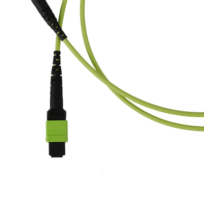 50/125 OM5 Mpo 섬유 점퍼 Mtp Mpo 섬유 패치 케이블 3.0mm PVC