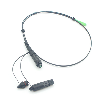 2in1 빠른 커넥터와 함께 FTTH 드롭 케이블