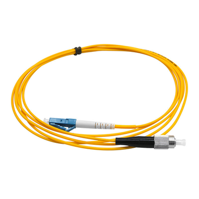 노란색 재킷 LC UPC FC UPC 패치 코드 싱글 모드 심플렉스 G657A1 LSZH 2.0mm