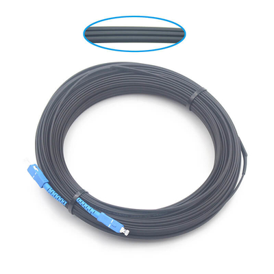 2.0*5.0mm 1FO SC UPC ~ SC UPC FTTH 평면 투하 패치 코드 G675A1 검은색 재킷