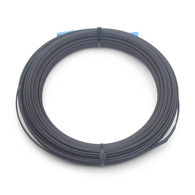 2.0*5.0mm 1FO SC UPC ~ SC UPC FTTH 평면 투하 패치 코드 G675A1 검은색 재킷