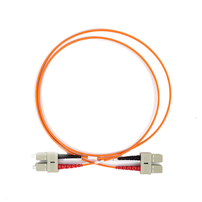 2.0mm 멀티모드 광섬유 패치 케이블 듀플렉스 SC UPC to SC UPC 10미터