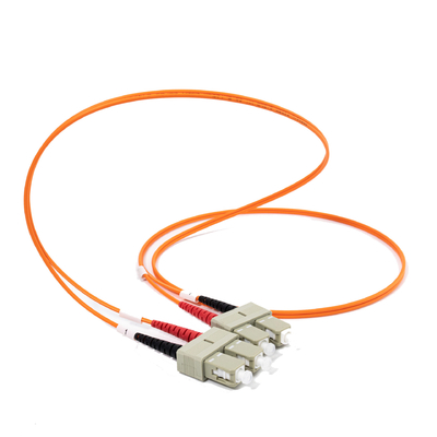 2.0mm 멀티모드 광섬유 패치 케이블 듀플렉스 SC UPC to SC UPC 10미터