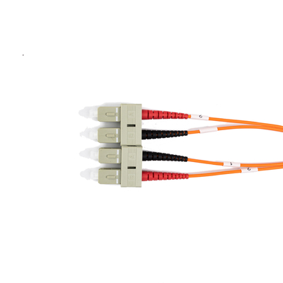 2.0mm 멀티모드 광섬유 패치 케이블 듀플렉스 SC UPC to SC UPC 10미터