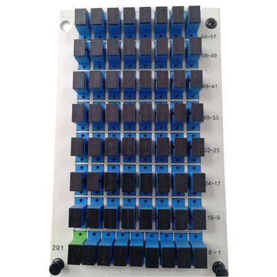 SC UPC 1:64 광섬유 카세트형 PLC 스플리터 1m, 1.5m