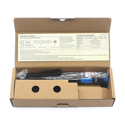 싱글모드 섬유 시각 오류 탐지기 650nm 2.5mm 커넥터