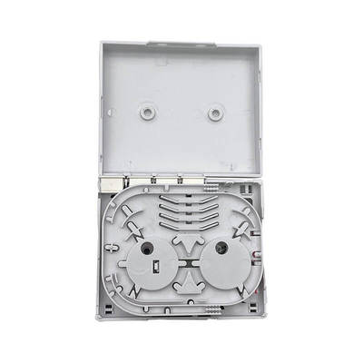 SC LC 어댑터와 함께 흰색 4 포트 FTTH 터미널 박스