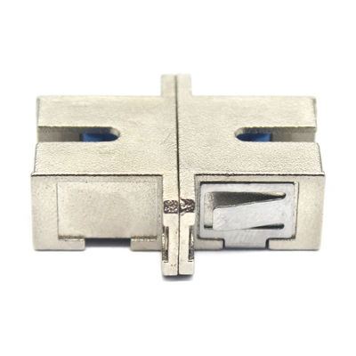 GSM 네트워크 SC UPC 플랜지 저장 온도 40°C ~ 85°C의 단순 금속 케이스 섬유 어댑터