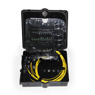 ABS PC FTTH 12 코어 종료 상자 벽에 장착 된 유형