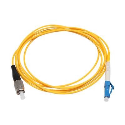 노란색 재킷 LC UPC FC UPC 패치 코드 싱글 모드 심플렉스 G657A1 LSZH 2.0mm