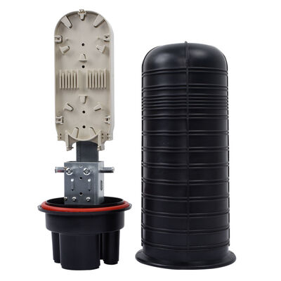 48/96/144 코어 및 24/48/72/96/144/288F 용량의 돔형 IP68 광섬유 케이블 조인트 클로저