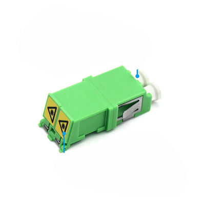 전기통신 LC APC 플립 자동 셔터와 함께 듀플렉스 광섬유 어댑터