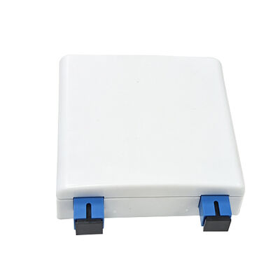 86*86mm 벽걸이형 페이스플레이트 2포트 SC/UPC 어댑터 광섬유 종단함