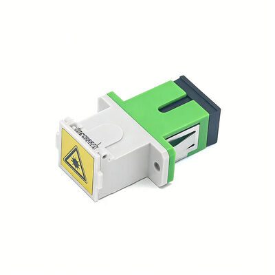 플립 자동 셔터, 0.2dB 삽입 손실 및 500회 내구성 플랜지가 있는 광섬유 SC 어댑터