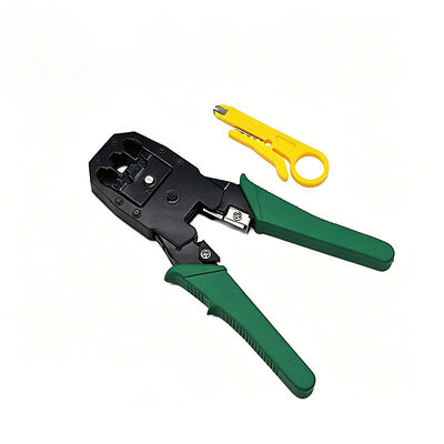 고 탄소 강철 3인1 모듈형 RJ11/RJ12/RJ45 네트워크 크림핑 도구