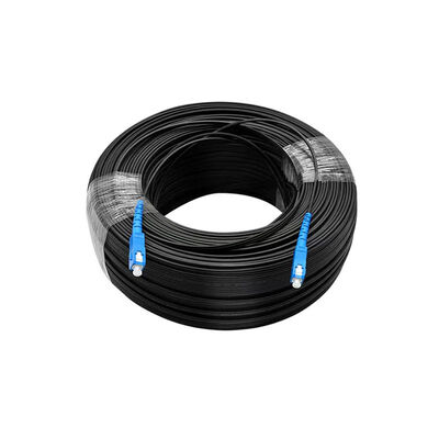 LSZH 낮은 손실 G657A1/A2 SC APC SC APC FTTH 평면 드롭 패치 코드