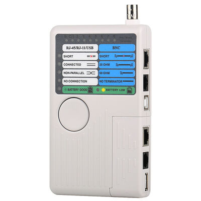 4-in-1 원격 RJ11 RJ45 USB BNC 케이블 테스터