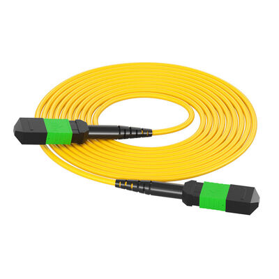 5G 통신 ≤0.5dB 8/12/24 코어 단일 모드 MPO - MPO 파이버 패치 코드